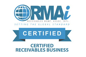 RMAI logo, certified receivables business