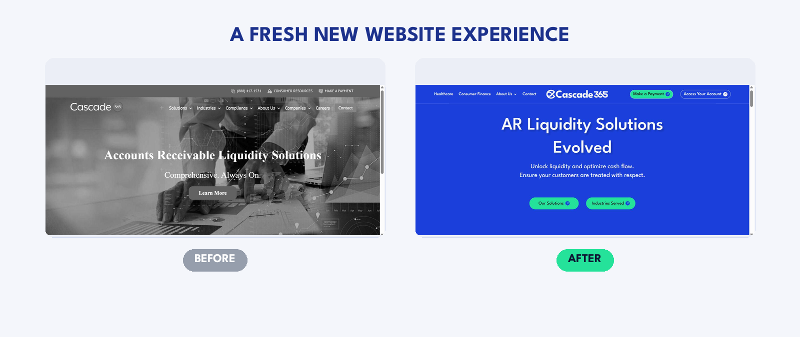 Website Before And After